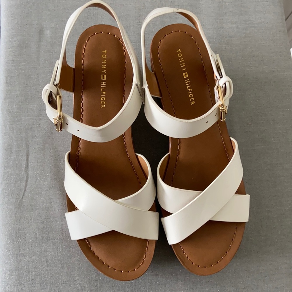 White platform Sandals